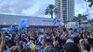 Miles de hinchas argentinos coparon las calles de Miami en la previa del duelo contra Cabo Verde.