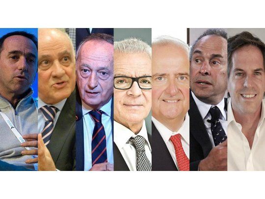 Marcos Galperín, Fabiá Tarrio, Miguel Acevedo, Eduardo Costantini, Luis Pagani, Marcelo Mindlin, y Alec Oxenford.