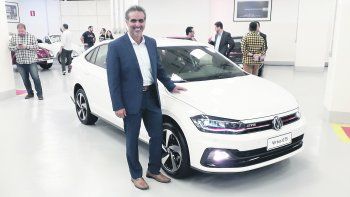 Novedad. Pablo Di Si present&oacute; en Brasil el Virtus GTS y el Polo GTS. Llegan el a&ntilde;o pr&oacute;ximo a la Argentina.