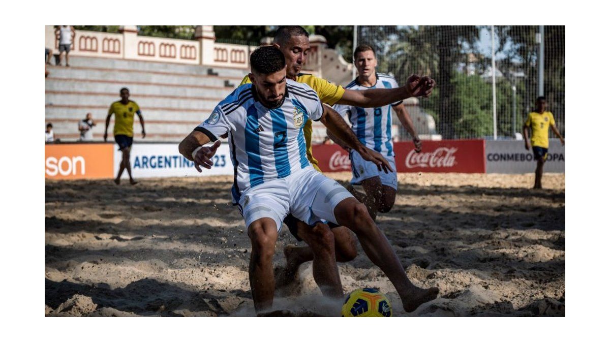 Copa América beach soccer: Argentina and Brazil play the final