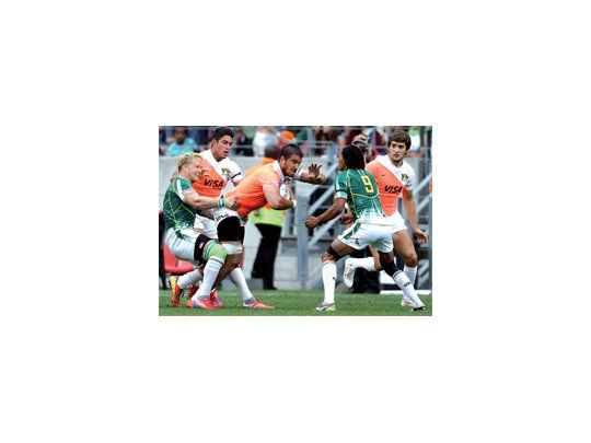 Con saldo positivo. Argentina quedó cuarta en el seven de Port Elizabeth. En la foto, el entrerriano Martín Chiappesoni, de Atlético del Rosario.