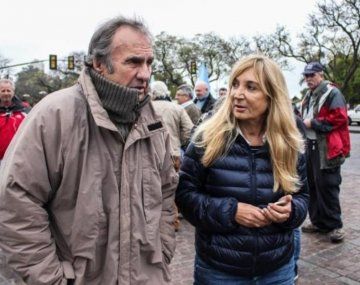 Reutemann, junto a María Alejandra Vucasovich.&nbsp;