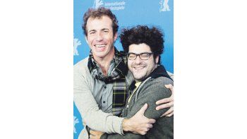 El director Rodrigo Moreno y Esteban Bigliardi, protagonista de «Un mundo misterioso», el film «de autor» que dejó fríos a crítica y público al proyectarse ayer en la sección oficial del Festival de Berlín.