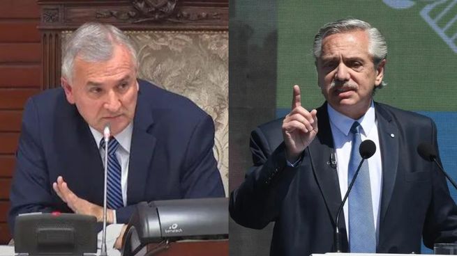 Gerardo Morales y Alberto Fernández.
