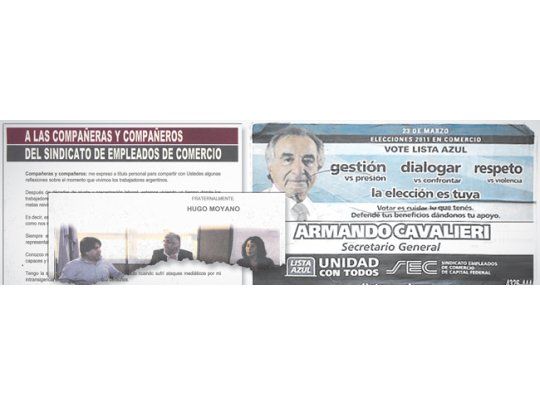 Cavalieri juega su poder en CGT contra moyanista en comercio