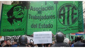 ATE convocó a un paro nacional para el 10 de noviembre