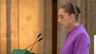 Claudia Sheinbaum presenta su Segundo Informe de Gobierno desde el Palacio Nacional.&nbsp;