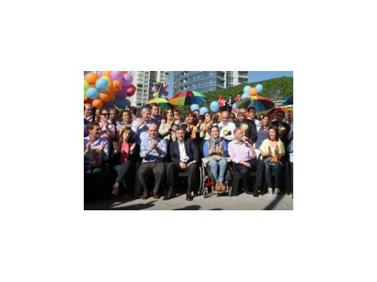 Los candidatos del PRO en el cierre de campaña (Foto: Mario Mosca)