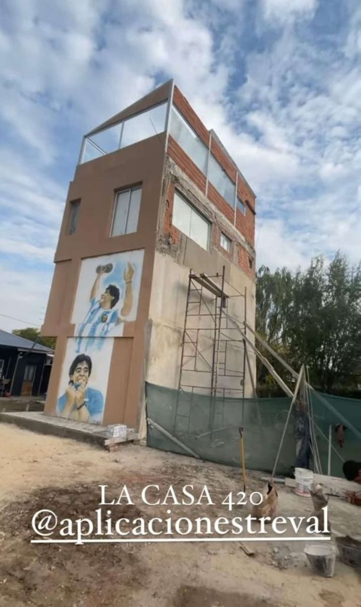 L-Ghent surprised with the tribute to Diego Maradona in his new home