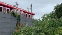 La cancha de Independiente se vio afectada por el fuerte temporal