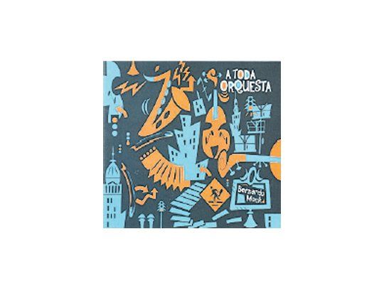 Bernardo Monk, con una típica ideal para tangueros