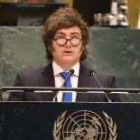 Javier Milei dijo ante la ONU que Malvinas es una causa nacional.&nbsp;