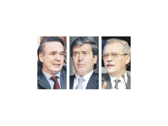 Miguel Pichetto, José Cano, Juan Carlos Pezoa