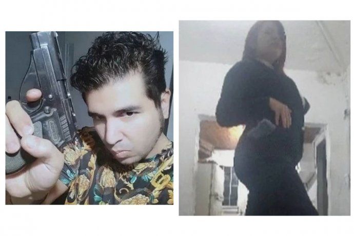 Fernando Sabag Montiel y Brenda Uliarte.