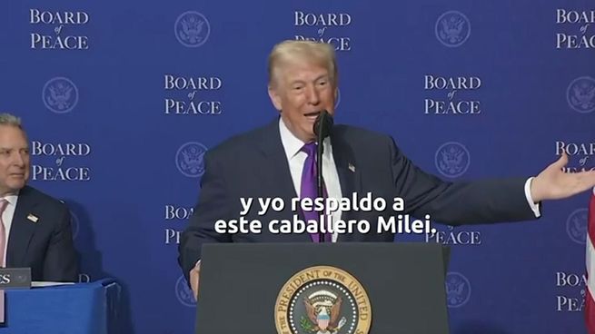 Donald Trump volvió a respaldar a Javier Milei.&nbsp;