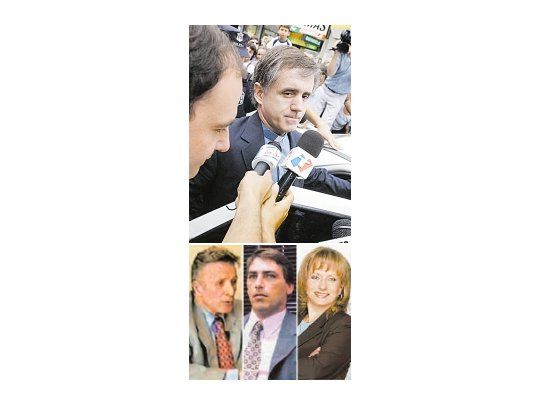 El padre Julio César Grassi deberá enfrentar un juicio oral y público producto del complot jurídico-periodístico montado desde Morón (Arriba). Humberto Meade, Adrián Flores, Mirian Lewin (Abajo).
