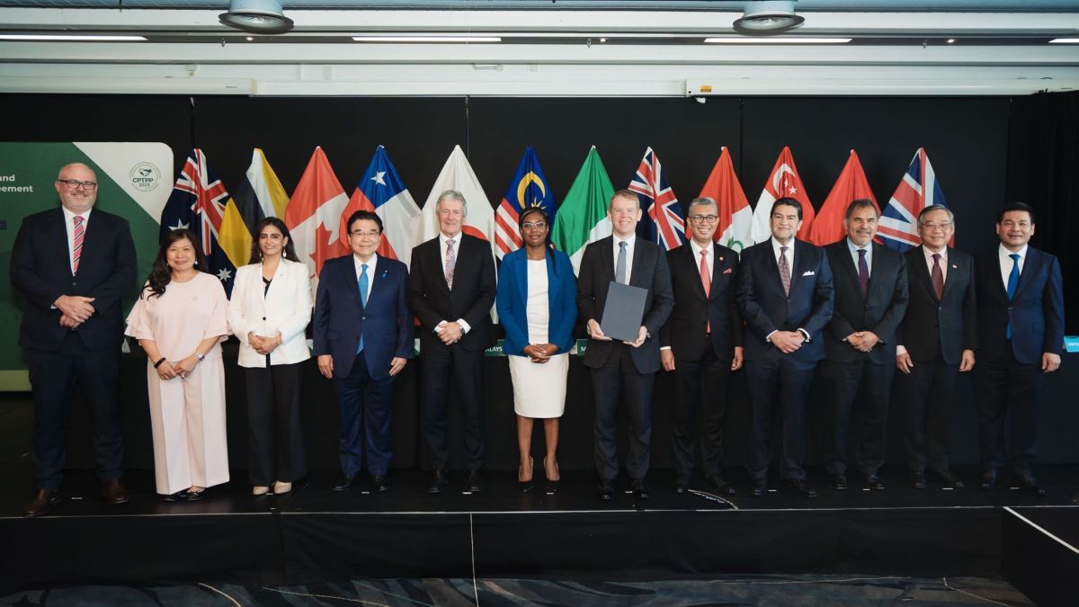 The United Kingdom signed its accession to the Trans-Pacific Partnership