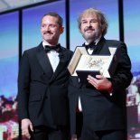Elijah Wood y Peter Jackson. Elijah Wood y Peter Jackson.