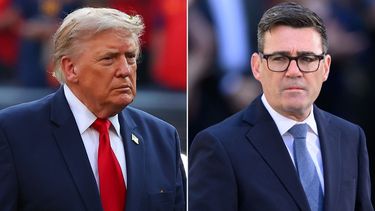 Donald Trump y Andy Burnham.