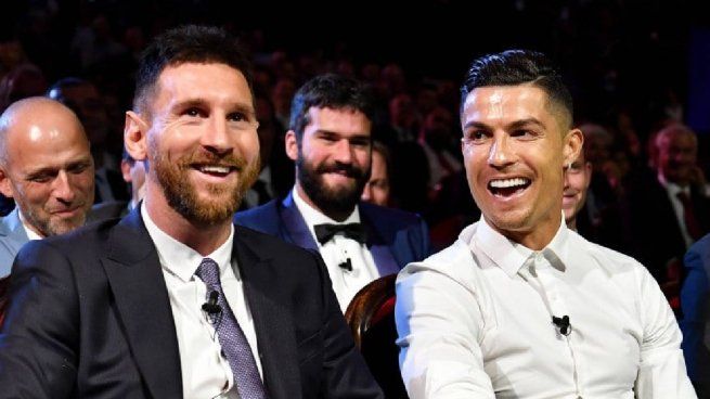 Messi y Cristiano Ronaldo juntos
