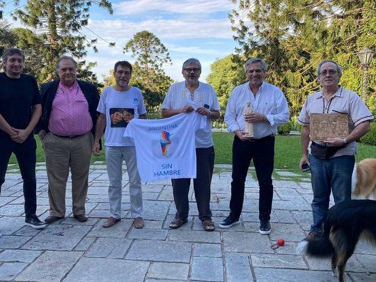 El encuentro tuvo lugar en la quinta de Olivos.