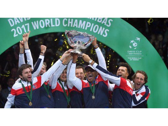 El equipo francés venció a Bélgica y levantó la Copa Davis.