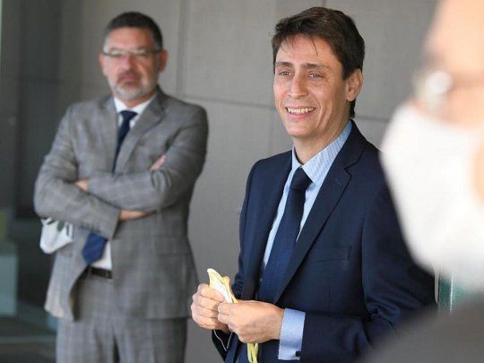 Durante la presentaci&oacute;n de la nueva estructura de Downstream de YPF, el CEO Sergio Affronti estuvo acompa&ntilde;ado por Mauricio Martin, vicepresidente de Downstream, y Jos&eacute; Manuel Aggio, vicepresidente de Recursos Humanos.