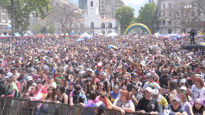 Imagen de la marcha del orgullo, 4 de Noviembre de 2023.