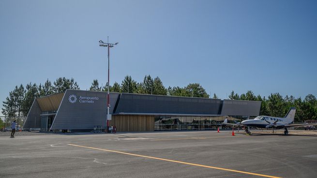 El Aeropuerto Internacional de Carmelo tuvo un año récord durante 2023.