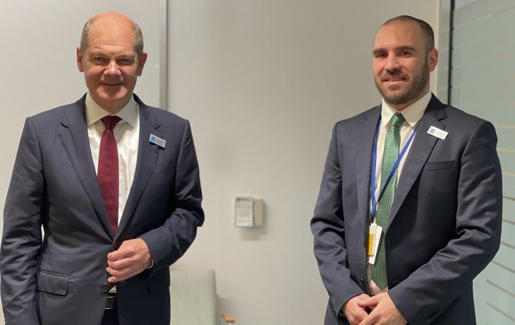 Guzmán se reunió con Olaf Scholz, principal encargado de formar gobierno en Alemania