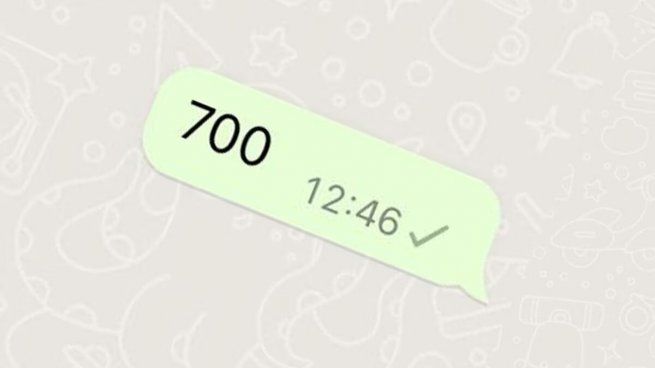WhatsApp: número 700.