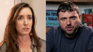 Extenso cruce en X entre Juan Grabois y Victoria Villarruel.