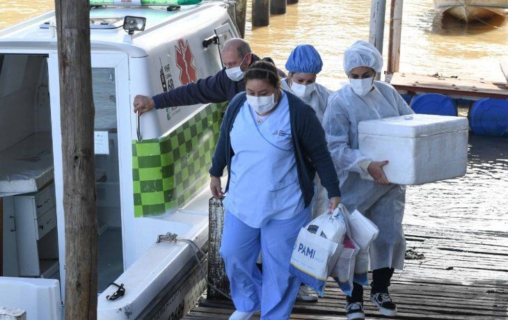 Avanza la vacunación contra el Covid-19 en islas del Municipio de San Fernando.&nbsp;