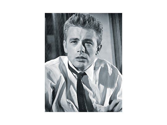 James Dean, ícono del cine americano de los 50, falleció a los 24 años en un accidente automovilístico.