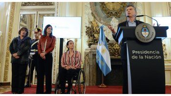 El Presidente anunció el Plan Nacional de Acción para erradicar la violencia de género.