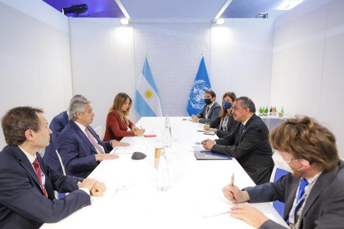 El Presidente se reuni&oacute; con el primer ministro de Canad&aacute;, Justin Trudeau y el director general de la OMS, Tedros Adhanom Ghebreyesus. &nbsp;