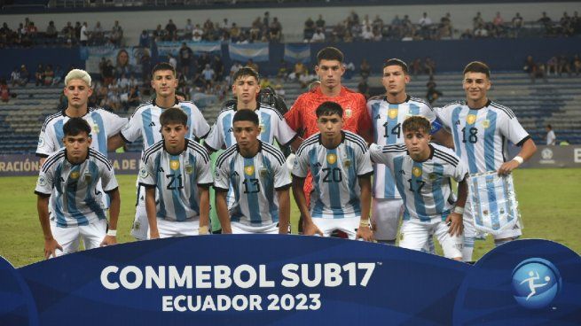 La selección argentina Sub-17.