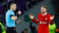 Derrota. Alexis Mac Allister fue titular en la primera caída de Liverpool en la Europa League.&nbsp;