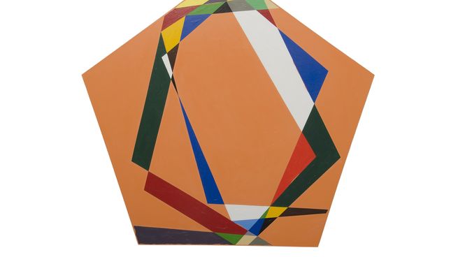 Penta XXVII, de Miguel Angel Giovanetti, obra que integra la nueva muestra del artista.