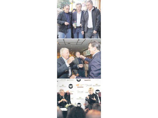Córdoba fue ayer epicentro de la política criolla. Coincidieron allí Mauricio Macri y Sergio Massa; uno para verse con Oscar Aguad; y el otro, con José Manuel de la Sota. También anduvo Karina Rabolini.