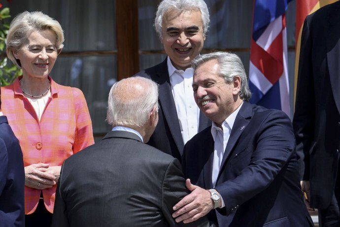 Alberto Fernández: Pudimos reclamarle al G7 que preste atención a la realidad de la periferia.