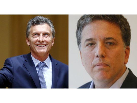 Mauricio Macri y Nicolás Dujovne.