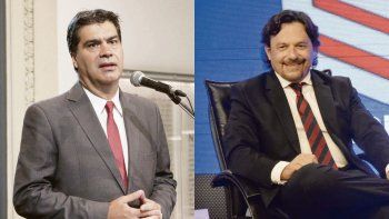 Jorge Capitanich&nbsp; y&nbsp;Gustavo Sáenz.