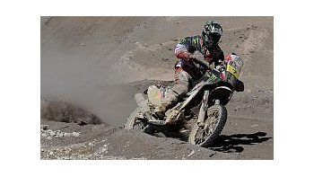 Las motos fueron las primeras en partir hacia Iquique.
