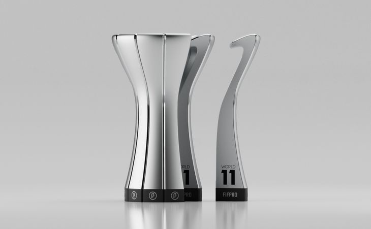Trofeo World 11 diseñado por xCruza para la FIFPRO. Trofeo World 11 diseñado por xCruza para la FIFPRO.