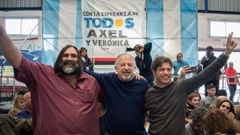 Los gremialistas docentes Roberto Baradel y Hugo Yasky respaldaron&nbsp;en campaña la candidatura de Axel Kicillof a gobernador.