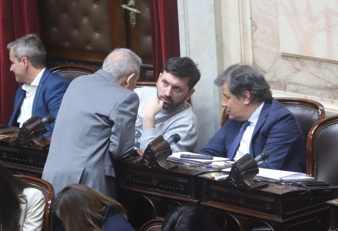 Pablo Juliano junto con Facundo Manes, referencias de Democracia para Siempre.
