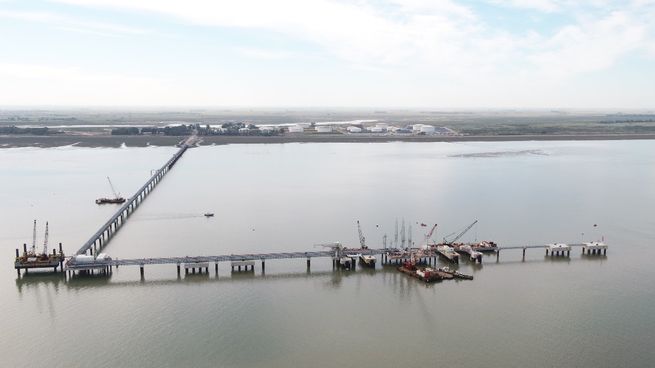 La ampliación del muelle petrolero significó una inversión de 600 millones de dólares para la compañia.