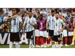 Tristeza. La cara de desazón de Lionel Messi, que tenía la misma ilusión que el público argentino en que este iba a ser su Mundial y no lo fue. Argentina se fue en octavos, un reflejo de lo que hizo en las eliminatorias.