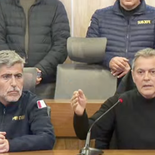 El fiscal Raúl Garzón confirmó el hallazgo de restos humanos durante los rastrillajes por Agostina Vega. El fiscal Raúl Garzón confirmó el hallazgo de restos humanos durante los rastrillajes por Agostina Vega.